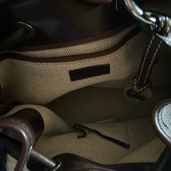 Coach leather drawing purse - Picture 3 of 3